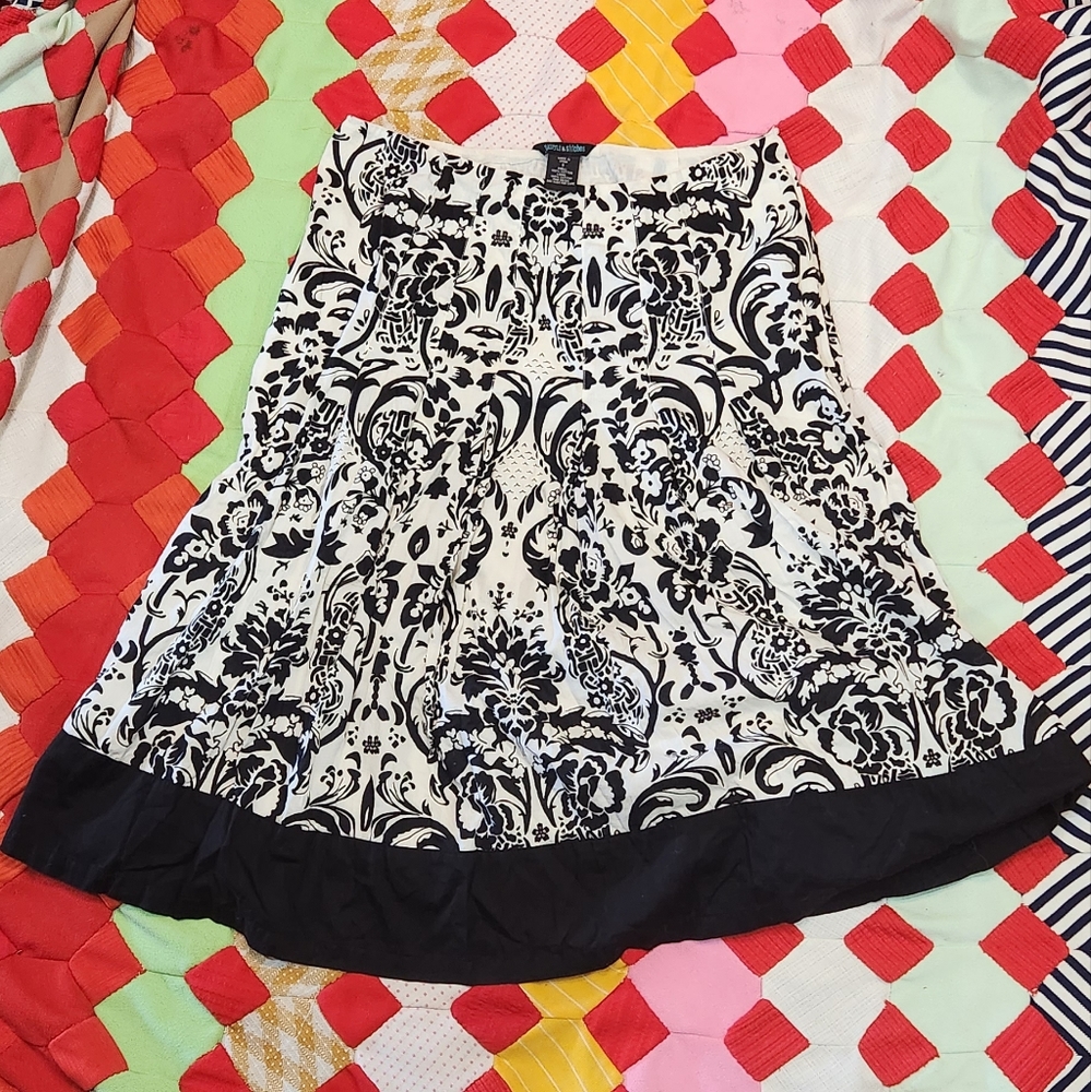 Bold Floral Skirt